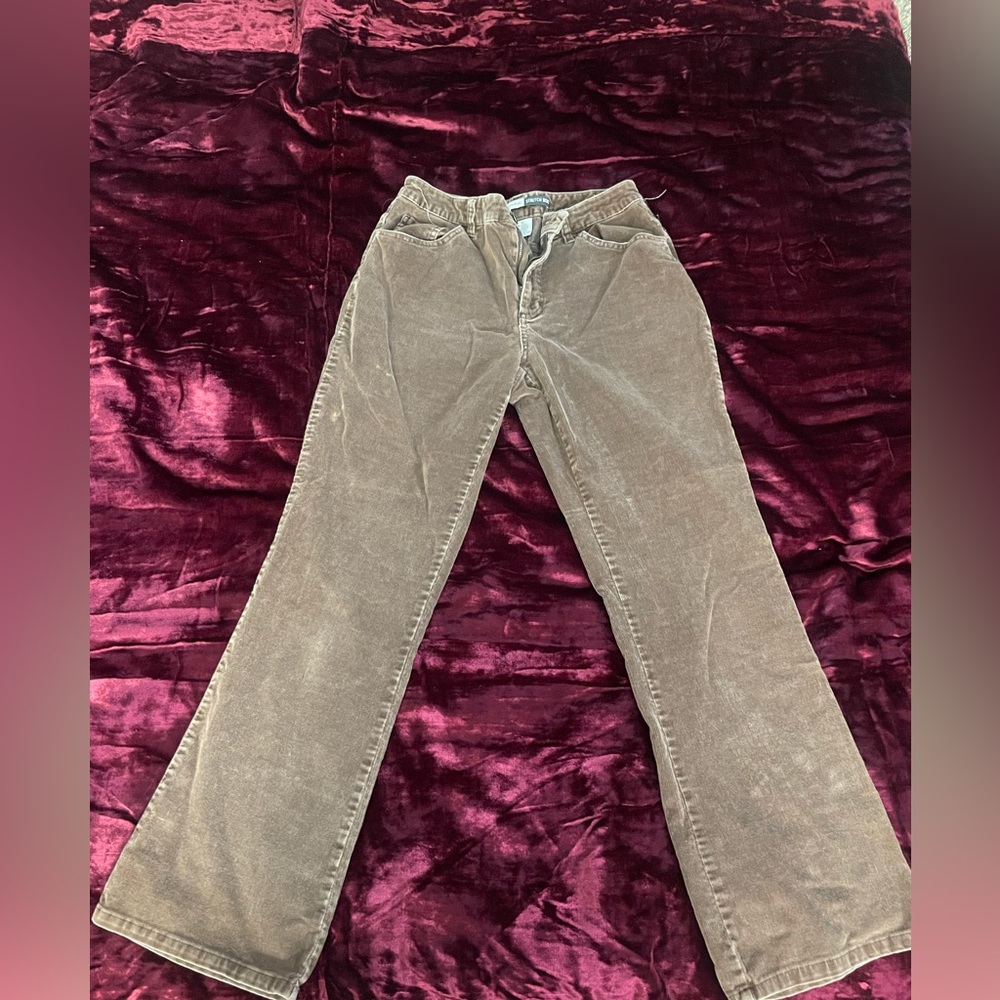 Y2k boot city corduroy pants
